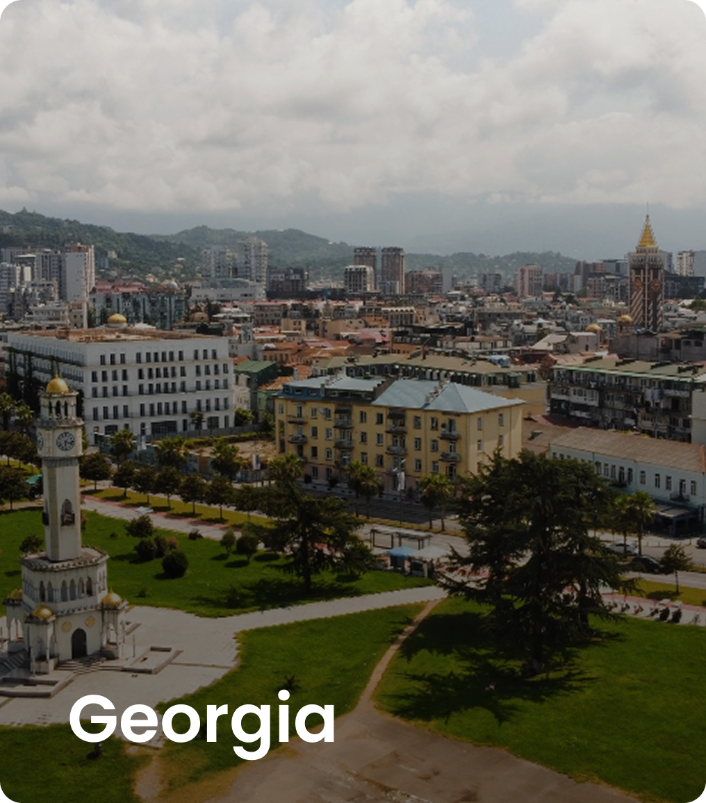 Atlanta cityscape with green spaces