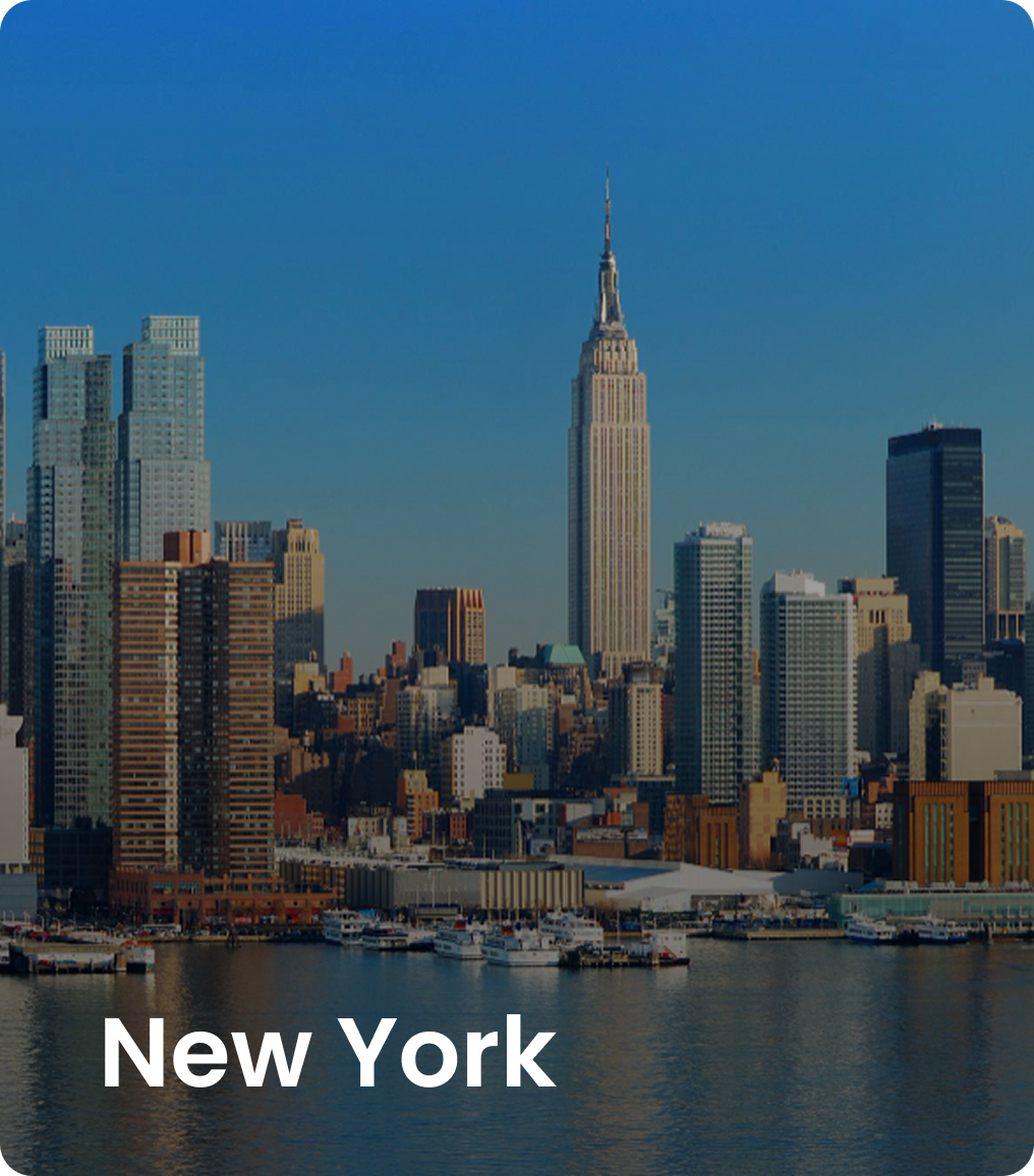 New York City skyline with Empire State Building